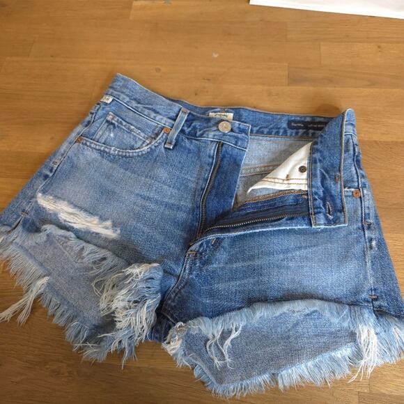 Citizens of Humanity Premium Vintage Danielle Mid-Rise Denim Short 24 - Picture 9 of 13
